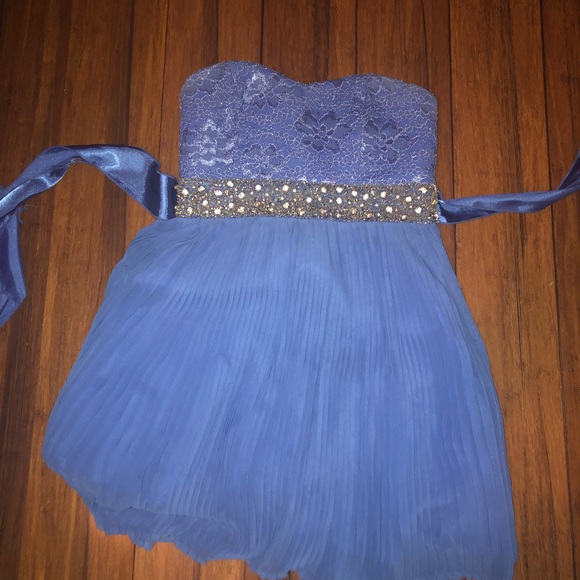 Formal Periwinkle Dress - Picture 1 of 2